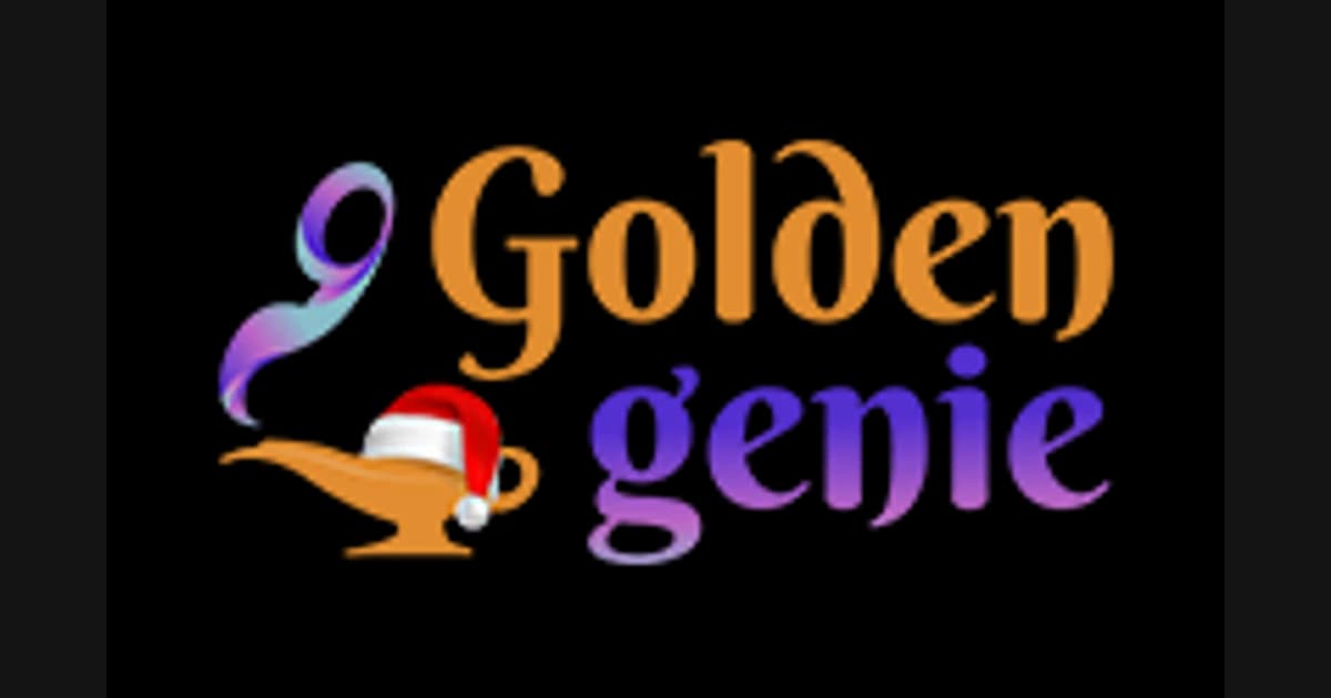 Golden genie logo