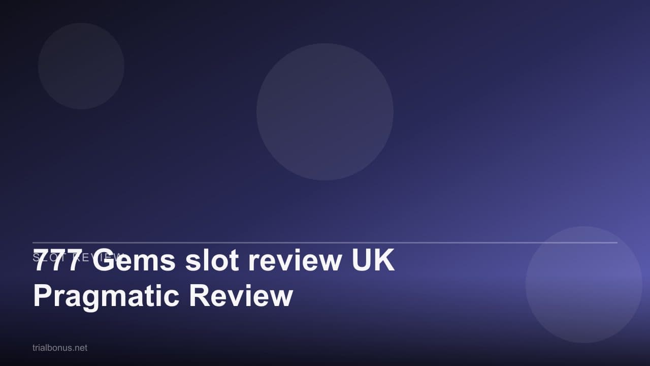 777 Gems slot review UK Pragmatic Review