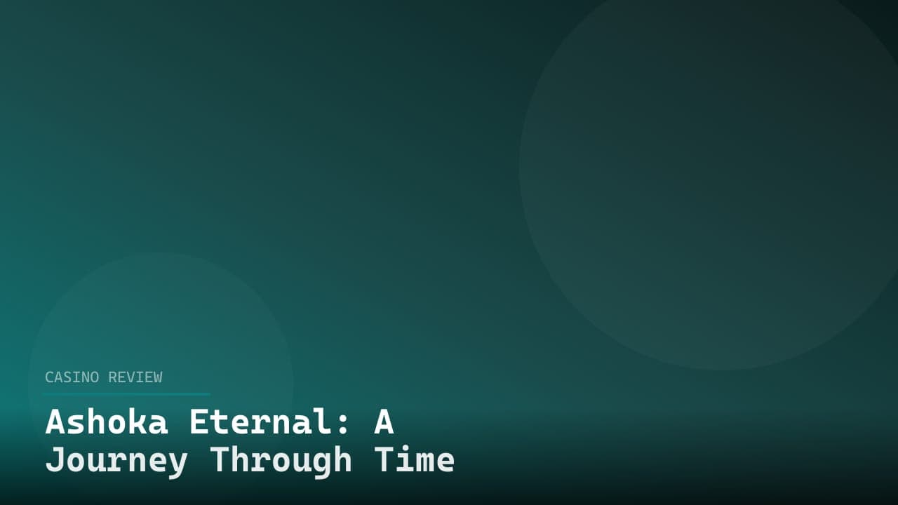 Ashoka Eternal: A Journey Through Time and Myth