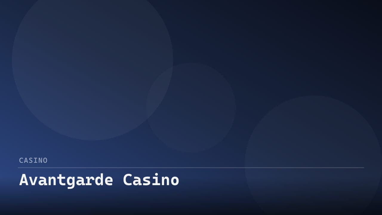 Avantgarde Casino