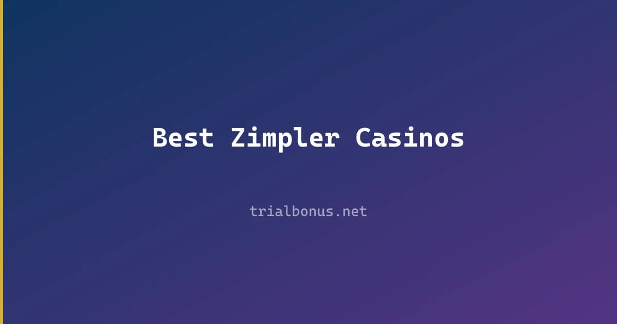 Best Zimpler Casinos