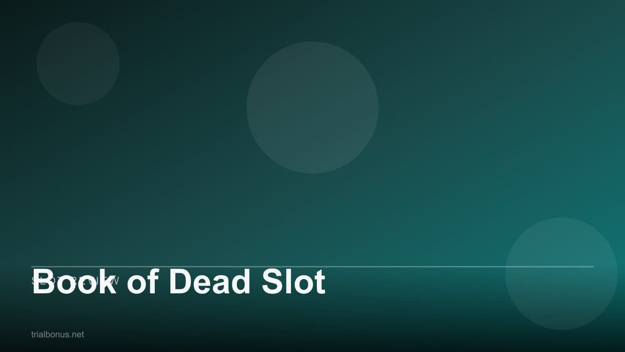 Book of Dead Slot