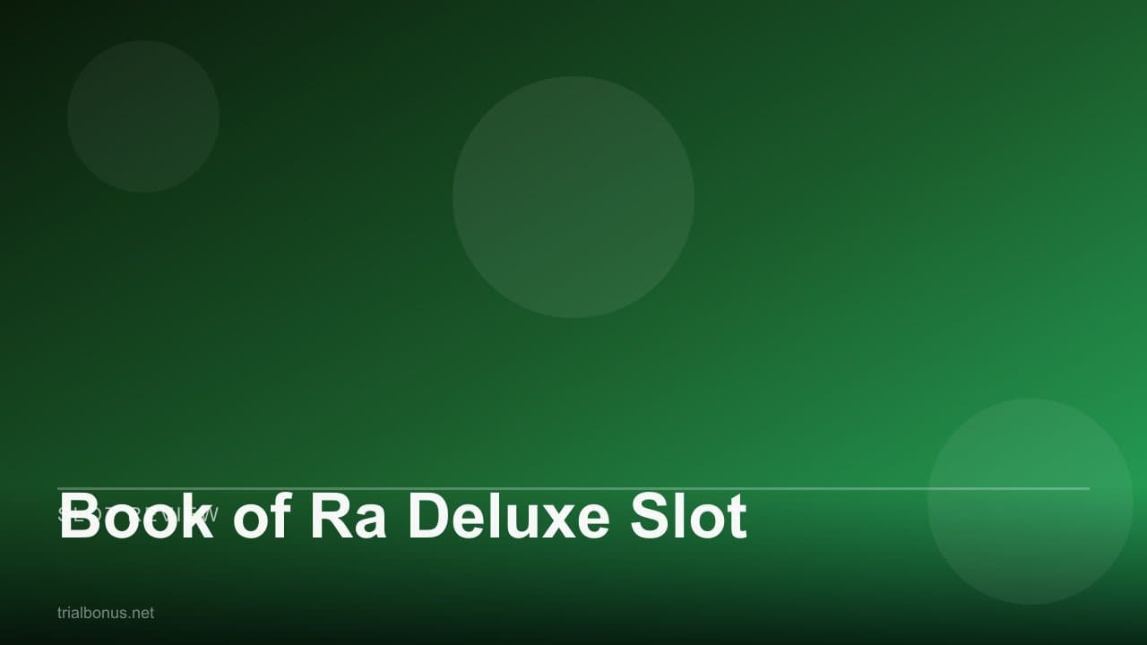 Book of Ra Deluxe Slot