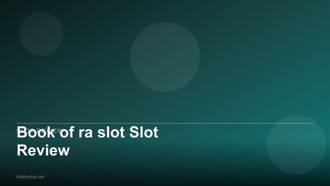 Book of ra Slot Review