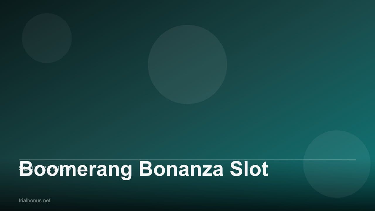 Boomerang Bonanza Slot