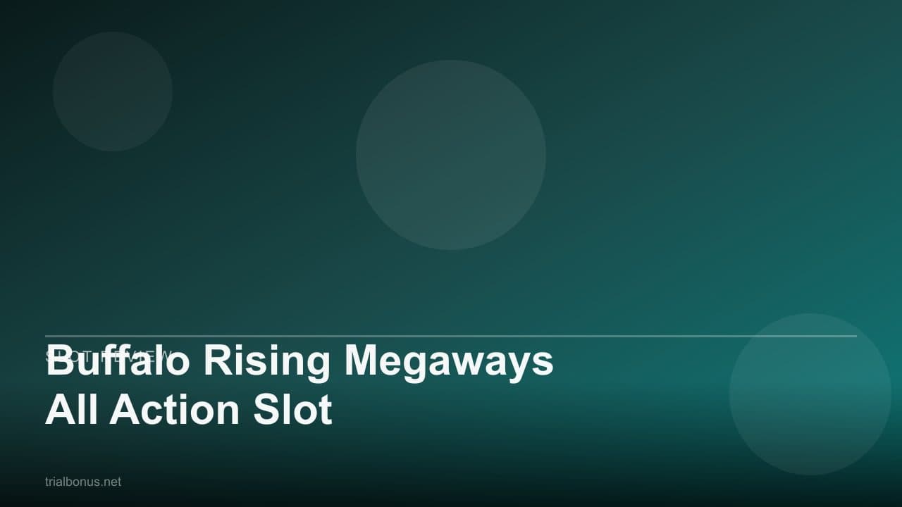 Buffalo Rising Megaways All Action Slot