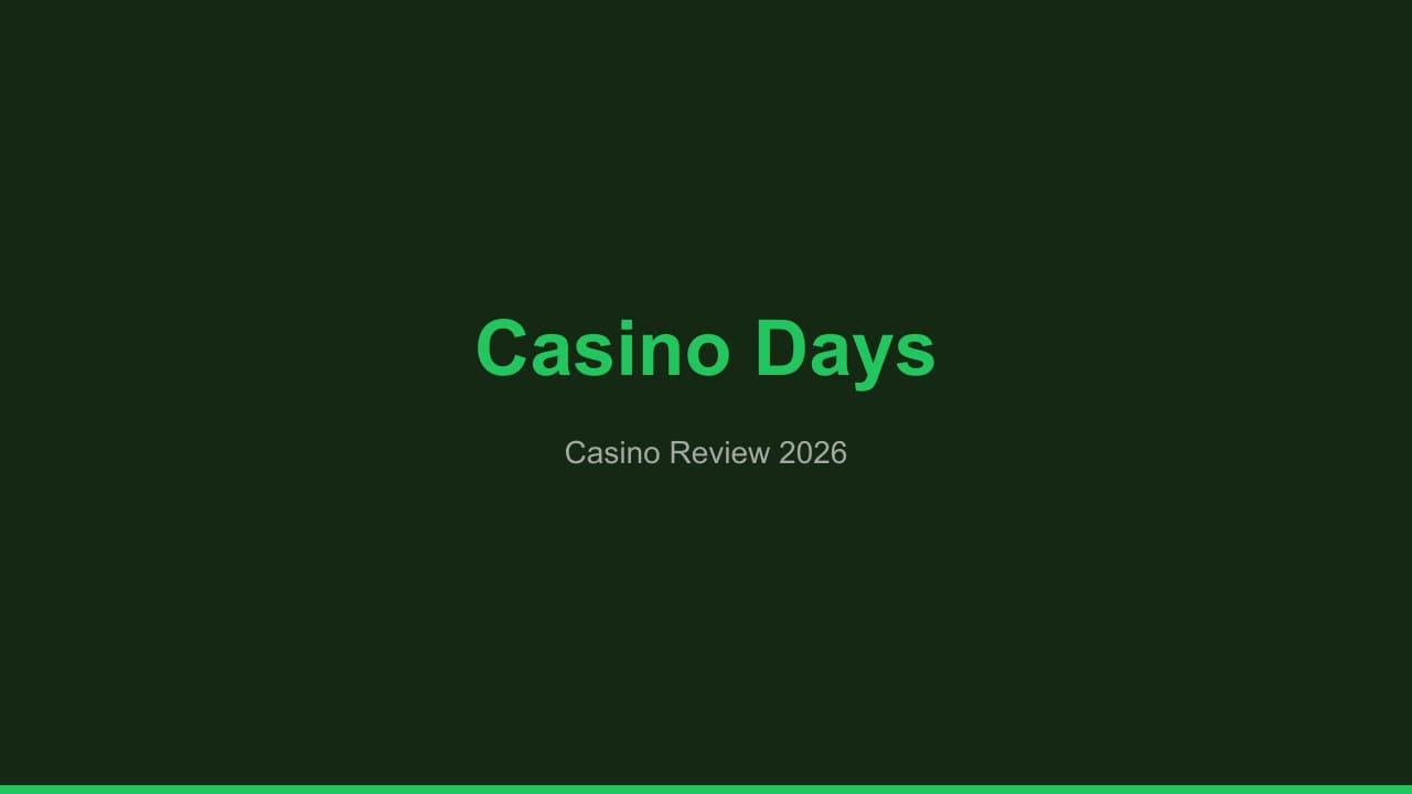 Casino Days Casino Review