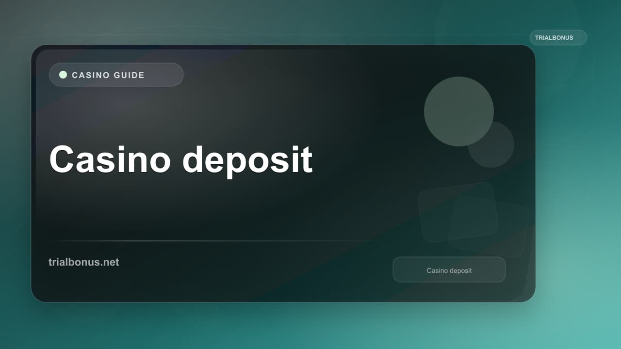 Casino deposit bonus Guide