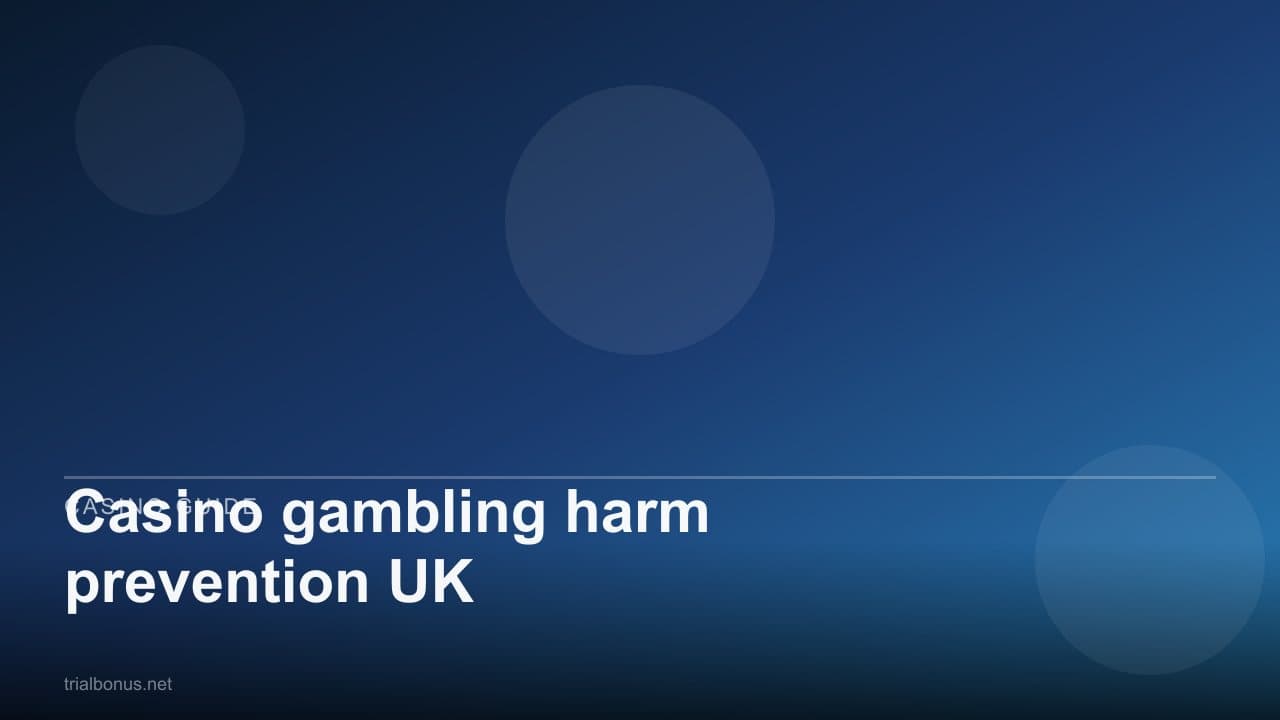 Casino gambling harm prevention UK