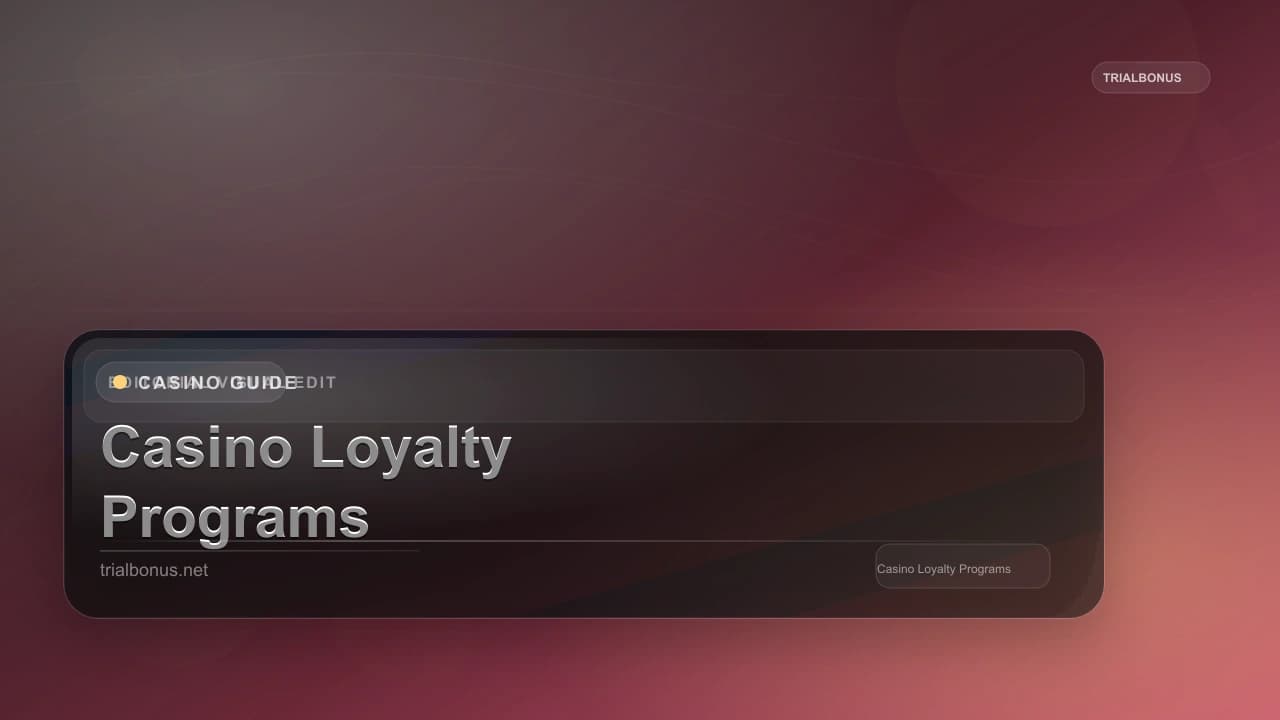 Casino Loyalty Programs Guide