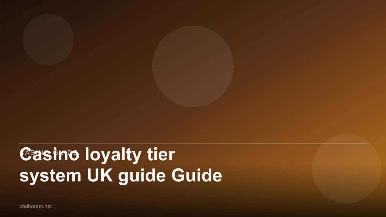 Casino loyalty tier system UK Guide
