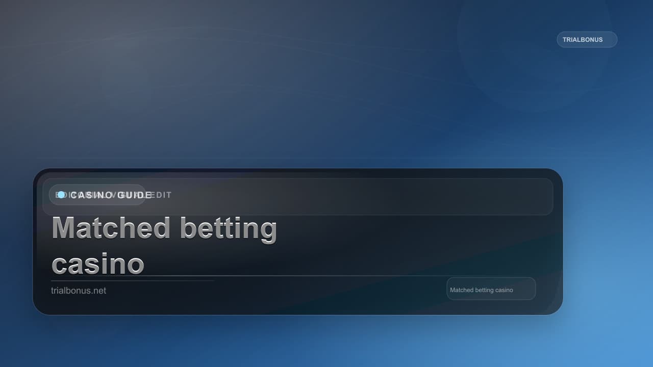 Matched betting casino UK Guide