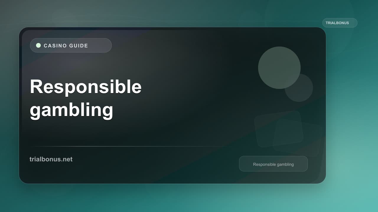 Responsible gambling UK Guide