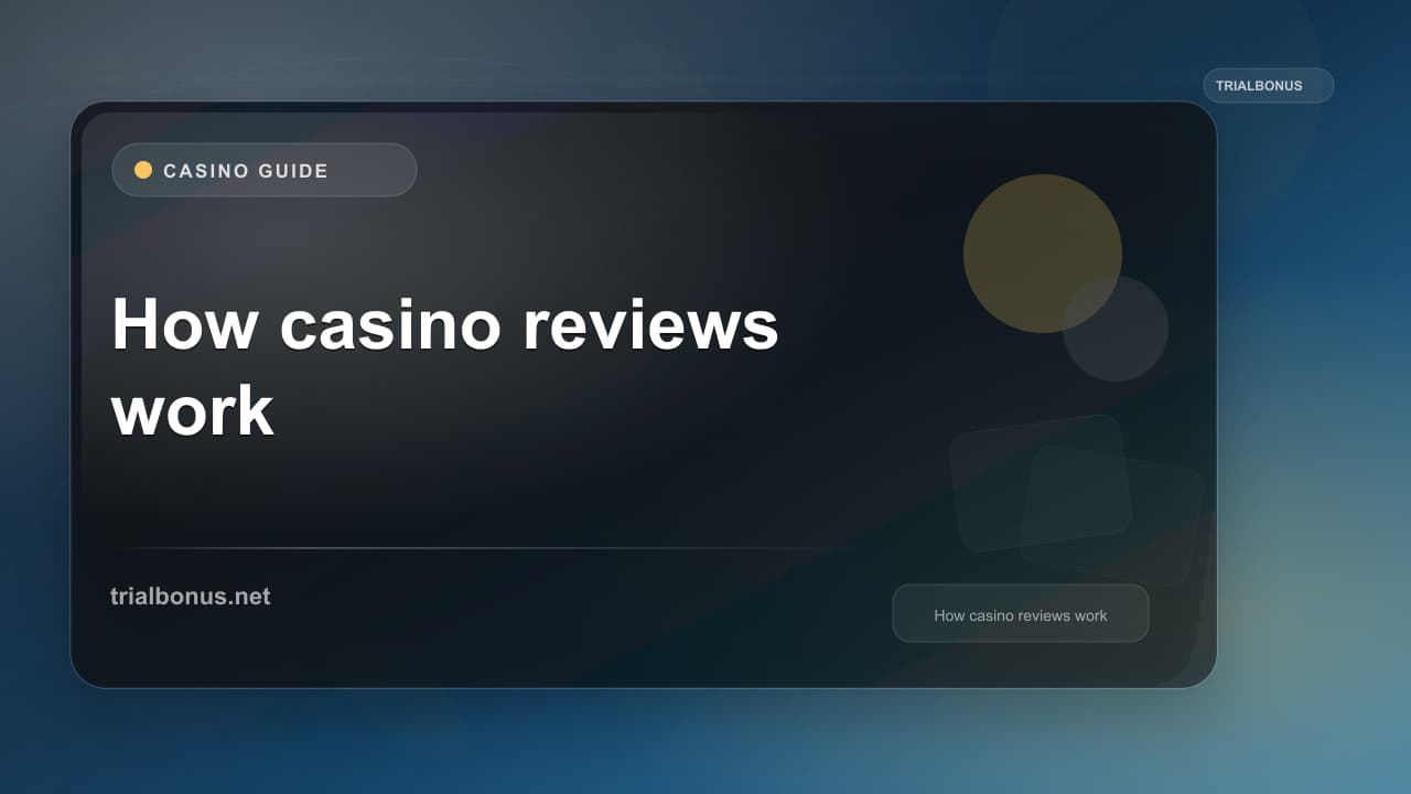 How casino reviews work Guide