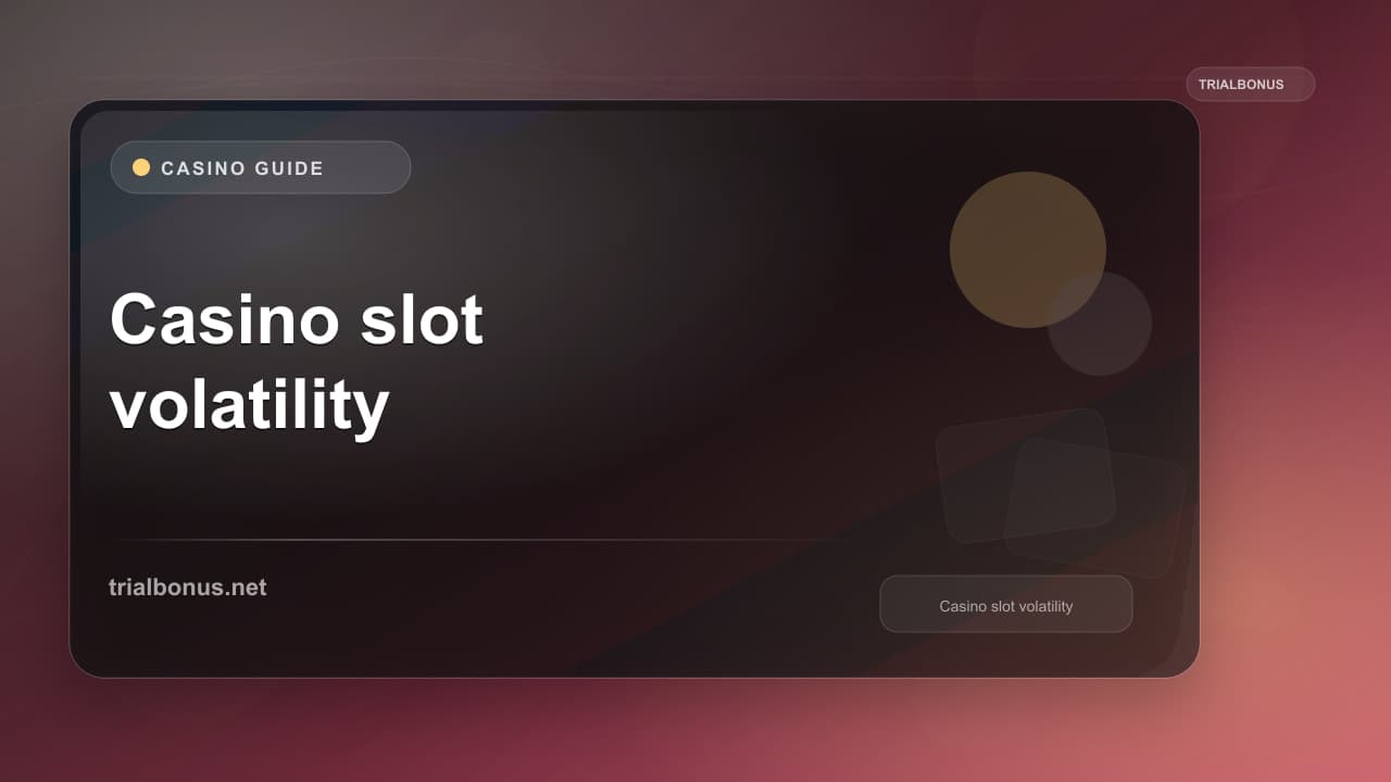 Casino slot volatility guide UK Guide