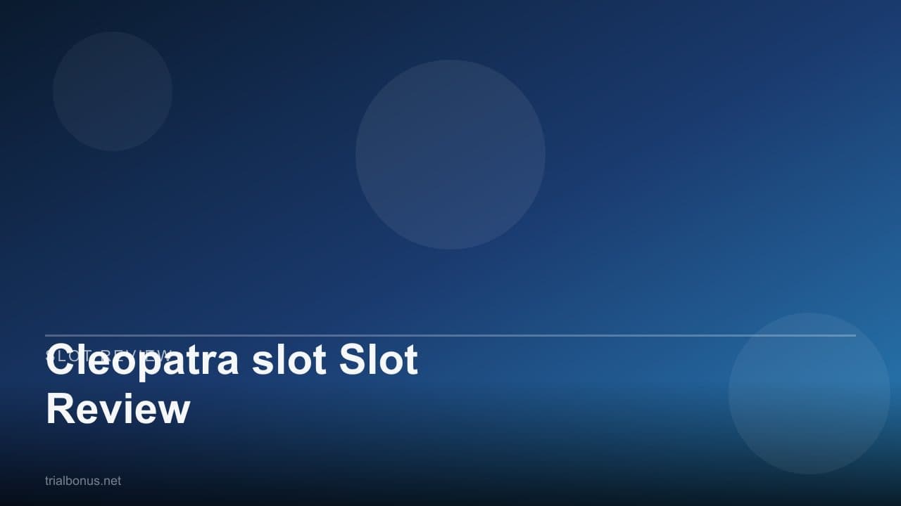 Cleopatra Slot Review