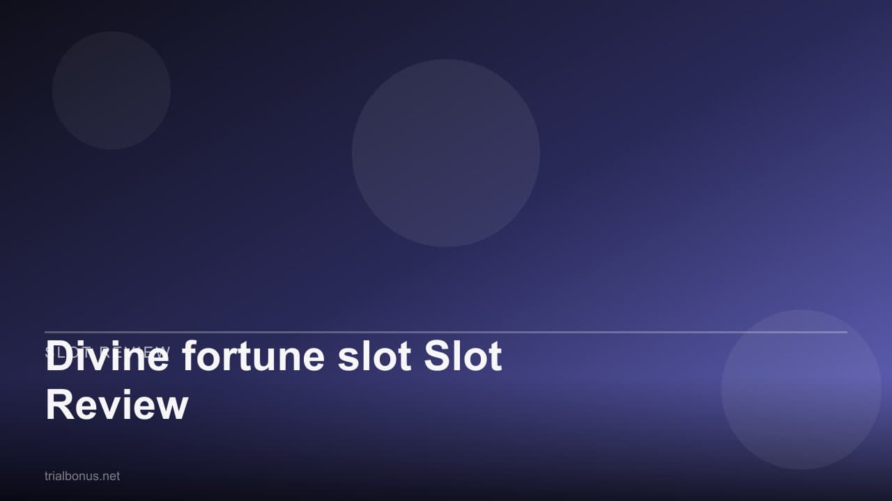 Divine fortune Slot Review
