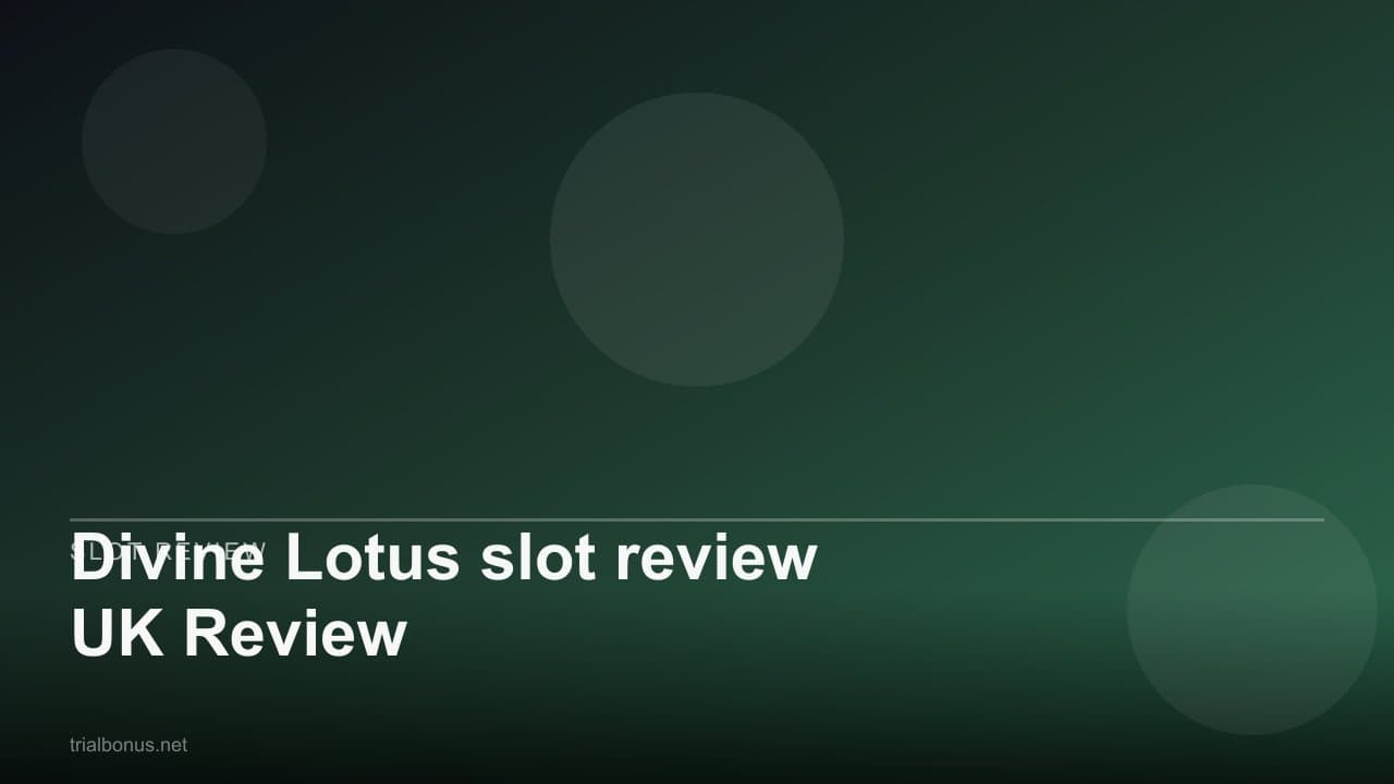 Divine Lotus slot review UK Review