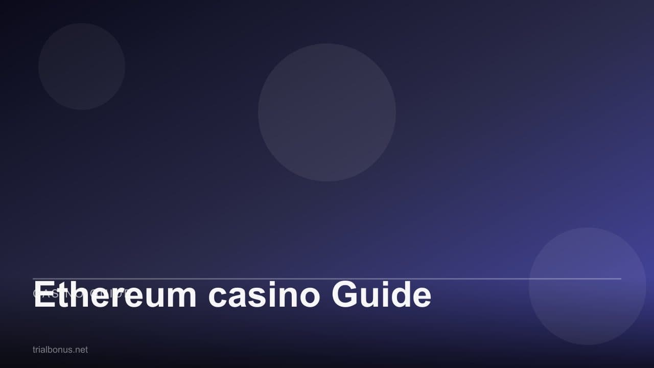 Ethereum casino Guide