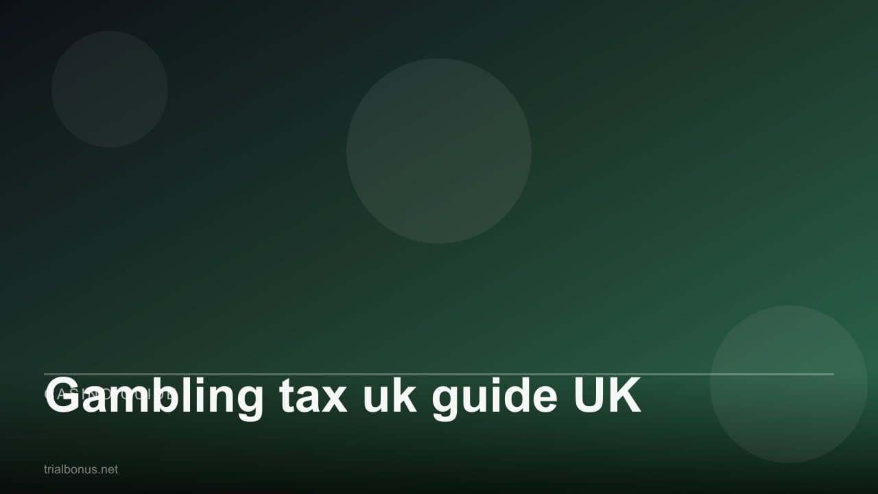 Gambling tax uk guide UK