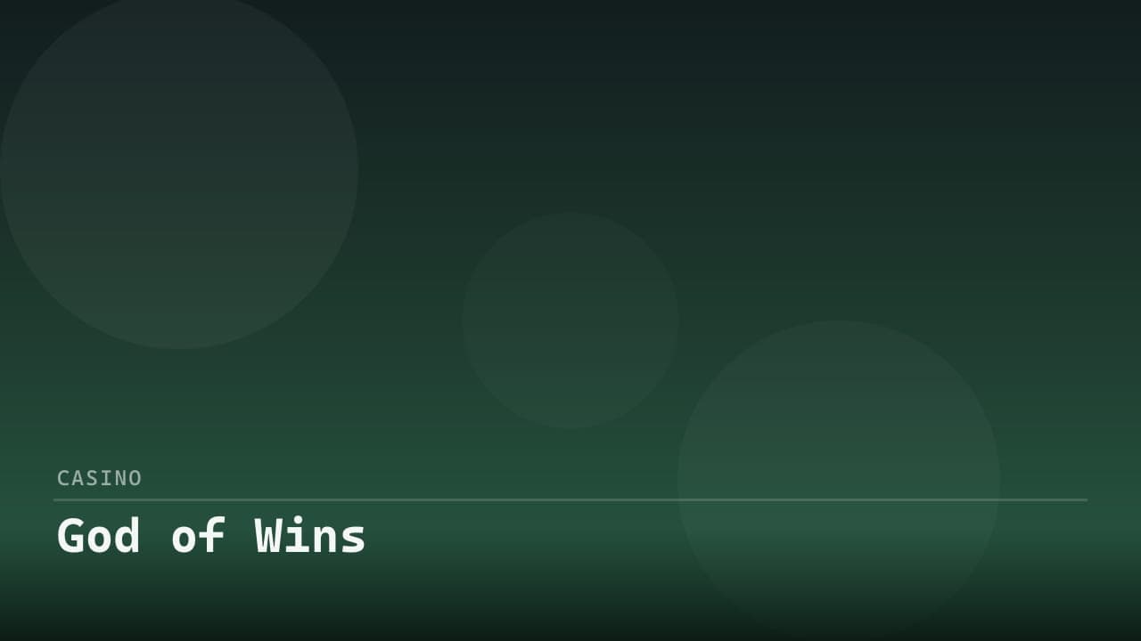 God of Wins