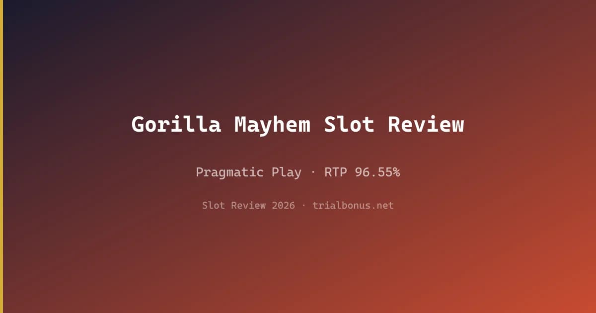 Gorilla Mayhem Slot Review