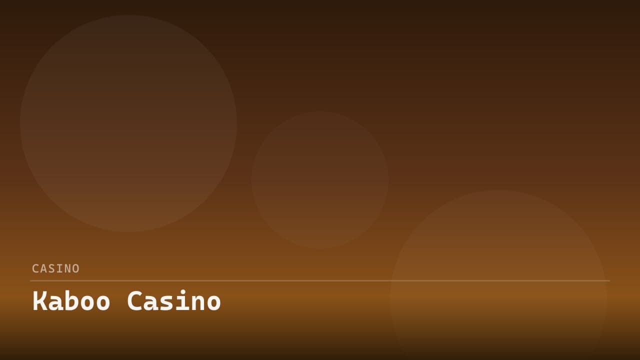 Kaboo Casino
