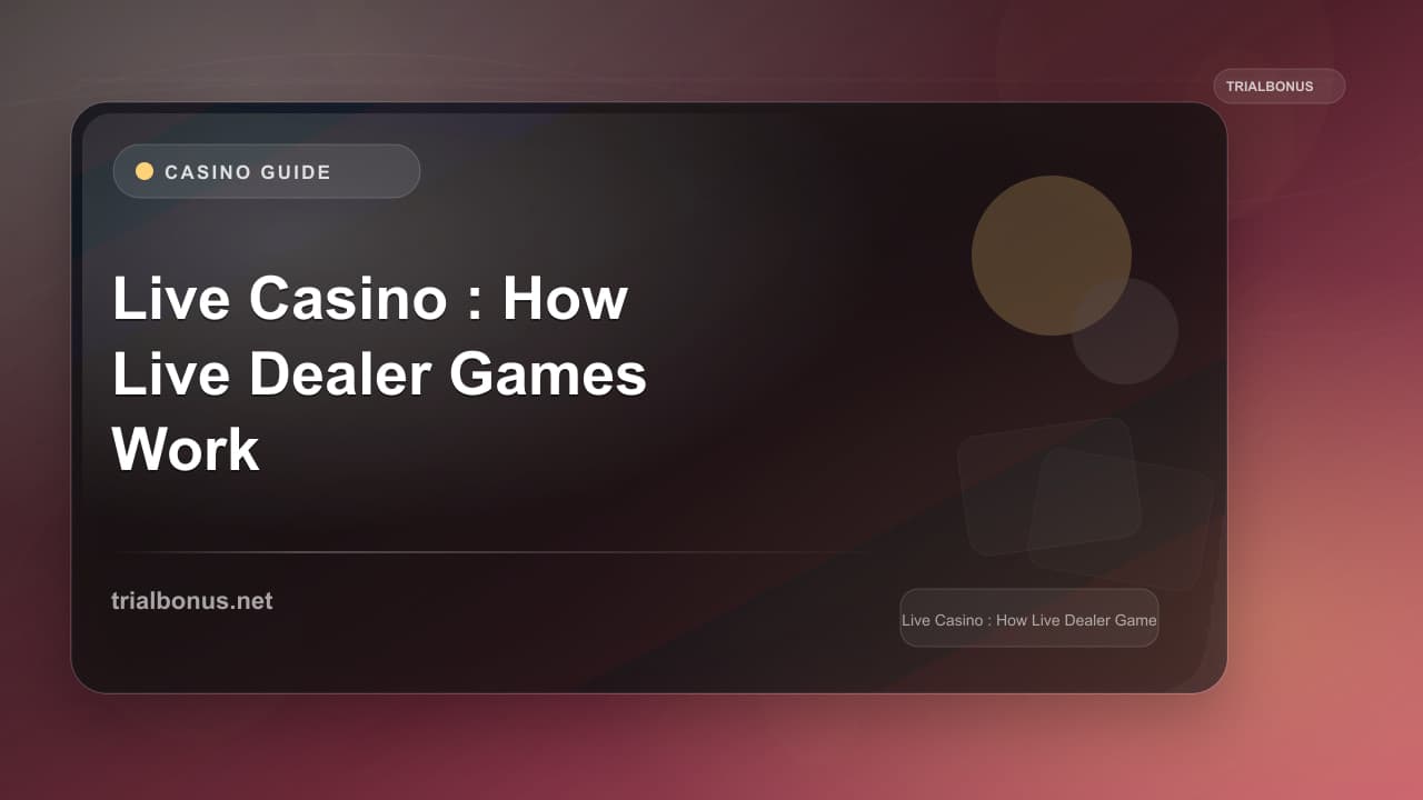 Live Casino Guide: How Live Dealer Games Work