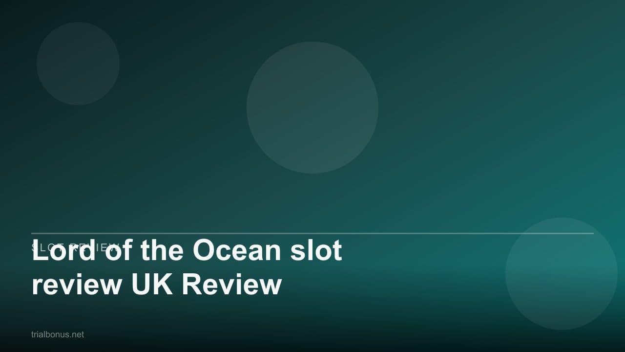 Lord of the Ocean slot review UK Review