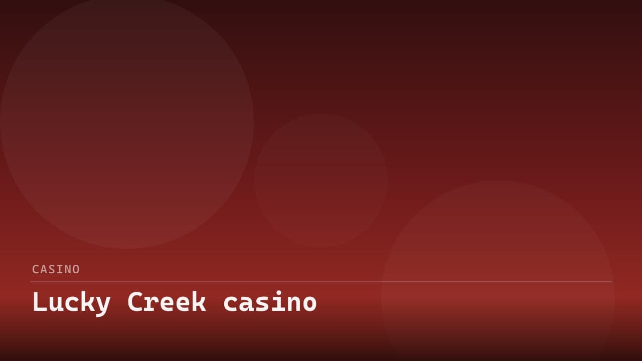 Lucky Creek casino logo