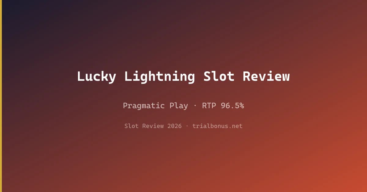 Lucky Lightning Slot Review