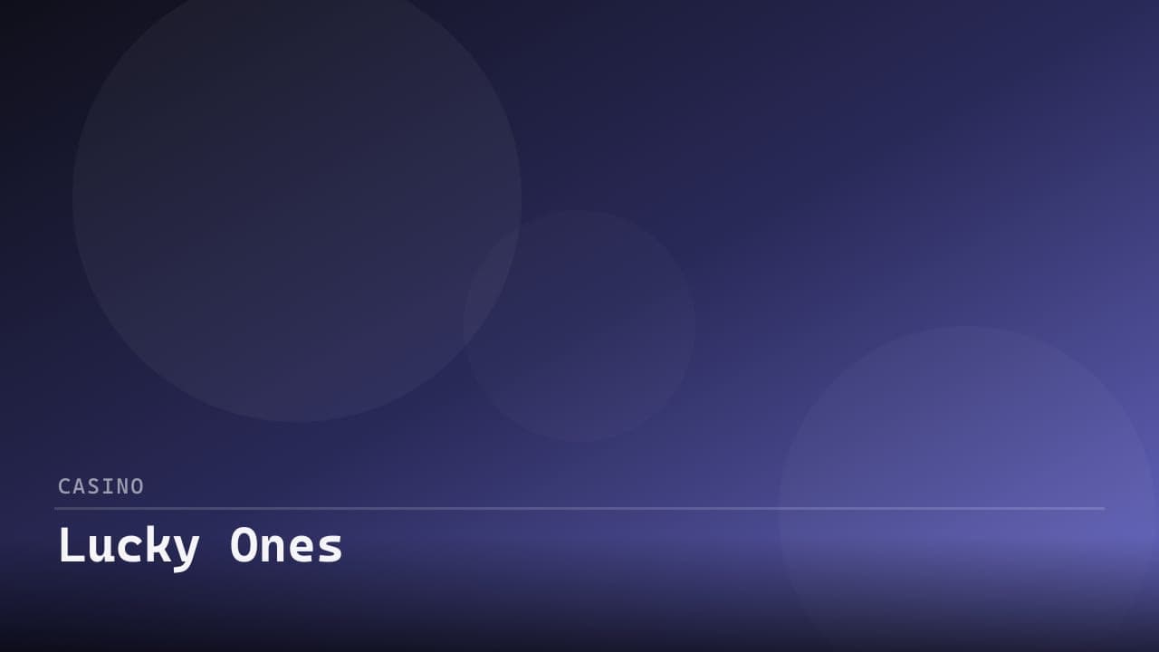 Lucky Ones (Revenue share) logo