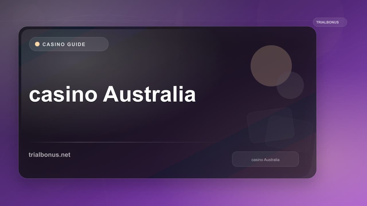 Online casino Australia Guide