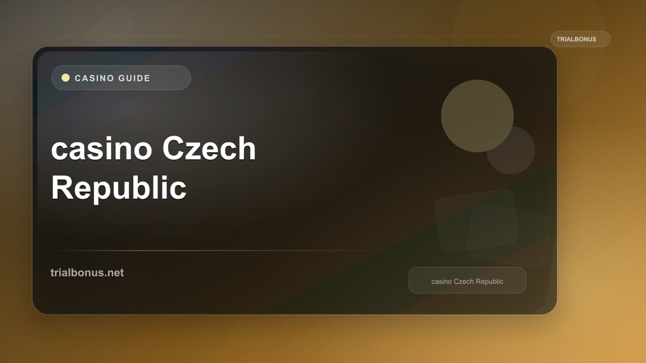 Online casino Czech Republic Guide