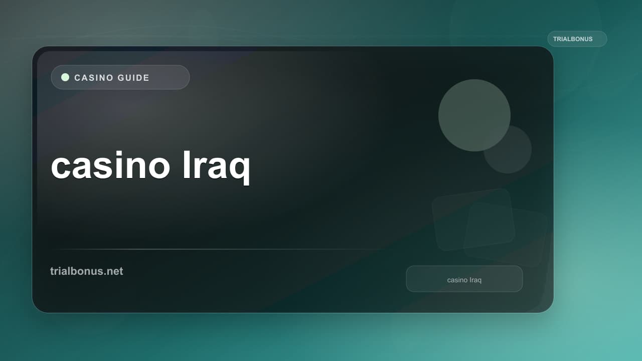 Online casino Iraq Guide