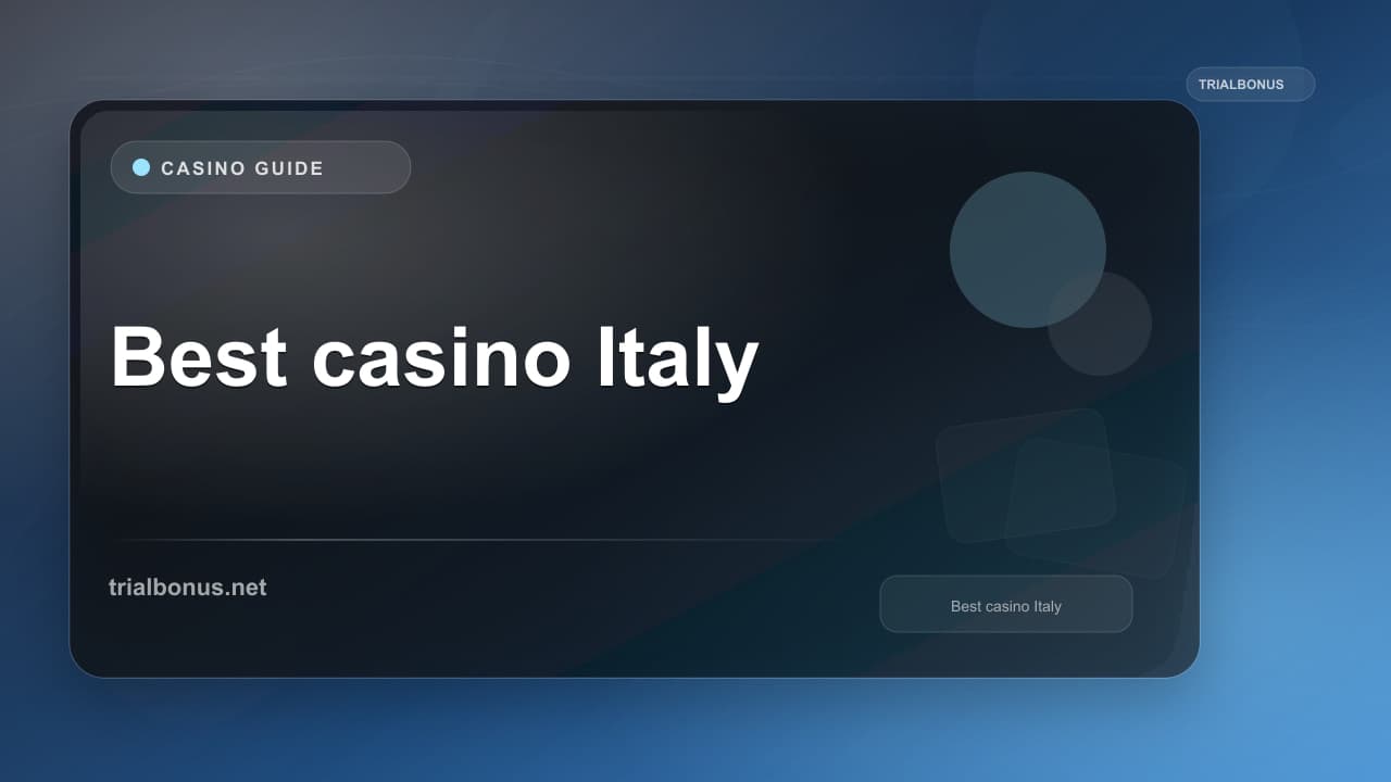 Best online casino Italy Guide