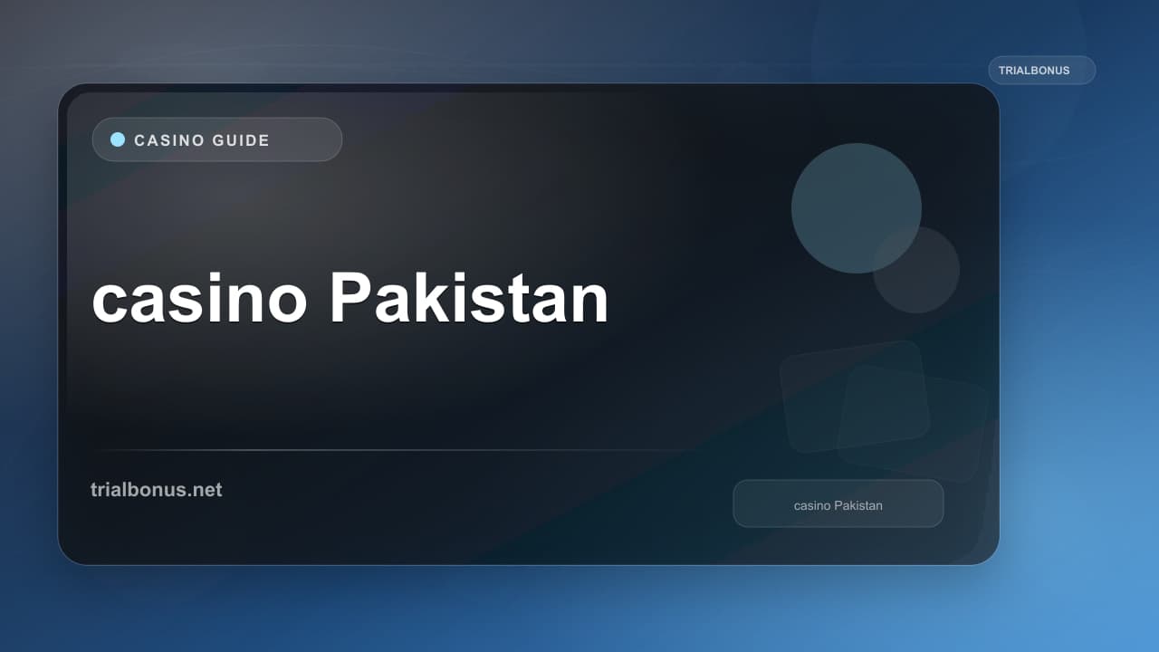 Online casino Pakistan Guide