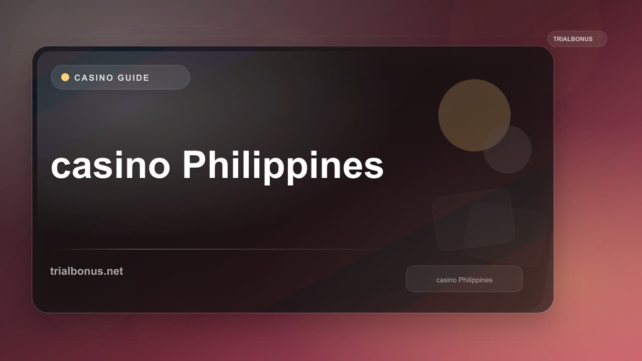 Online casino Philippines Guide