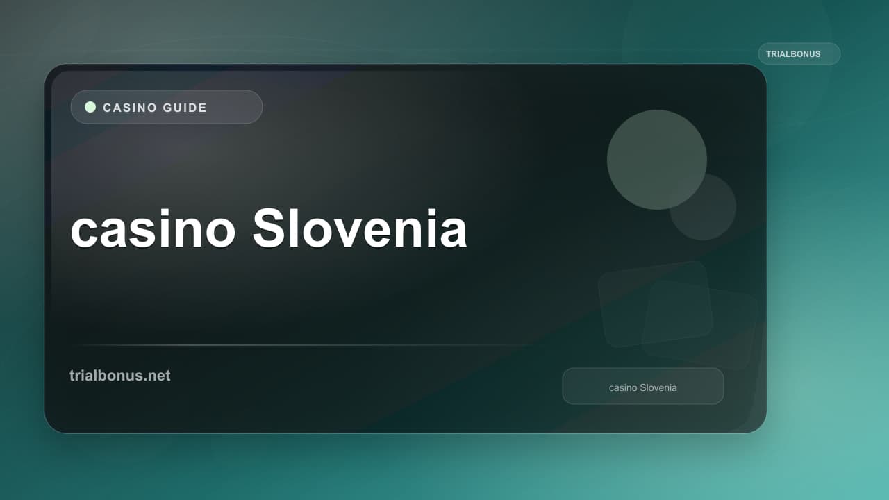 Online casino Slovenia Guide