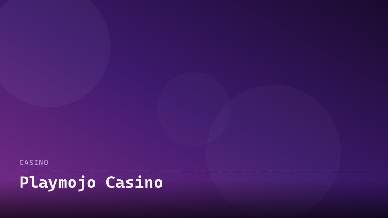 Playmojo Casino
