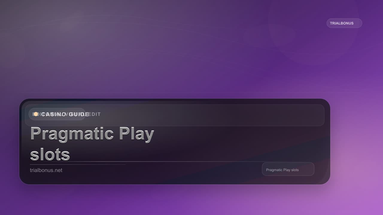 Pragmatic Play slots UK guide