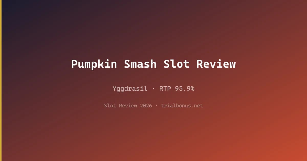 Pumpkin Smash Slot Review
