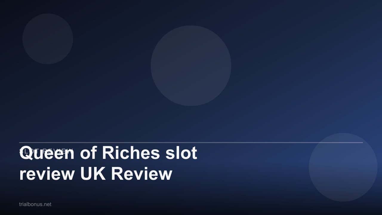 Queen of Riches slot review UK Review