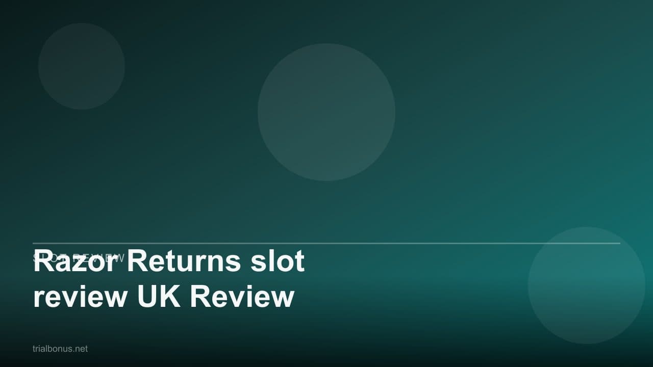 Razor Returns slot review UK Review