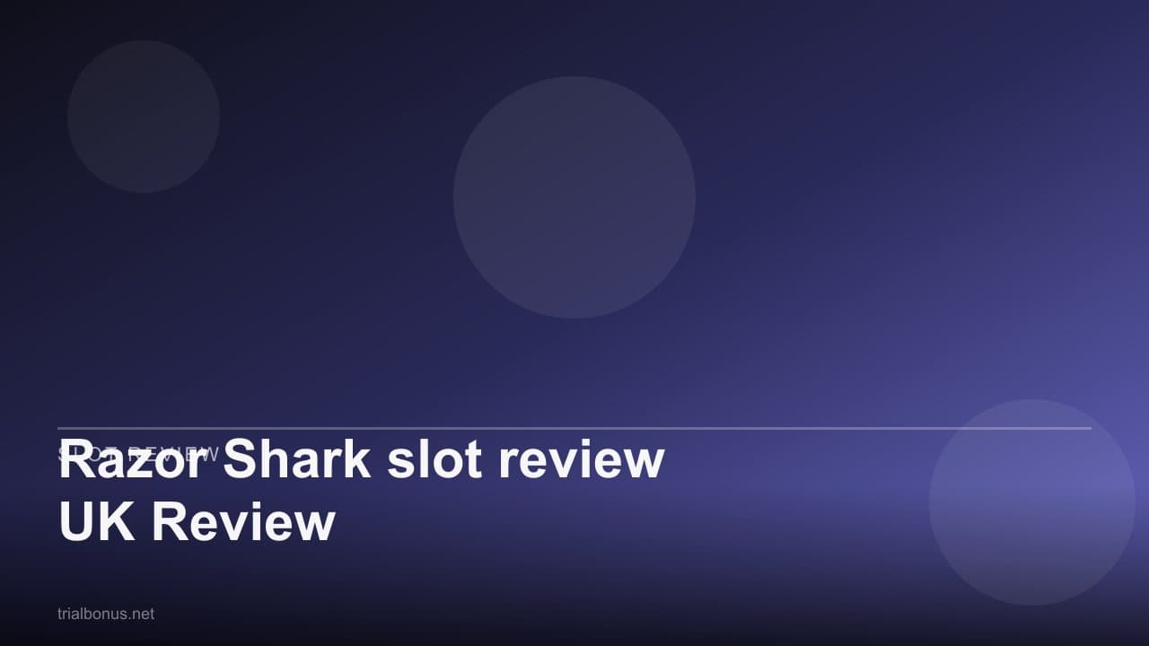 Razor Shark slot review UK Review