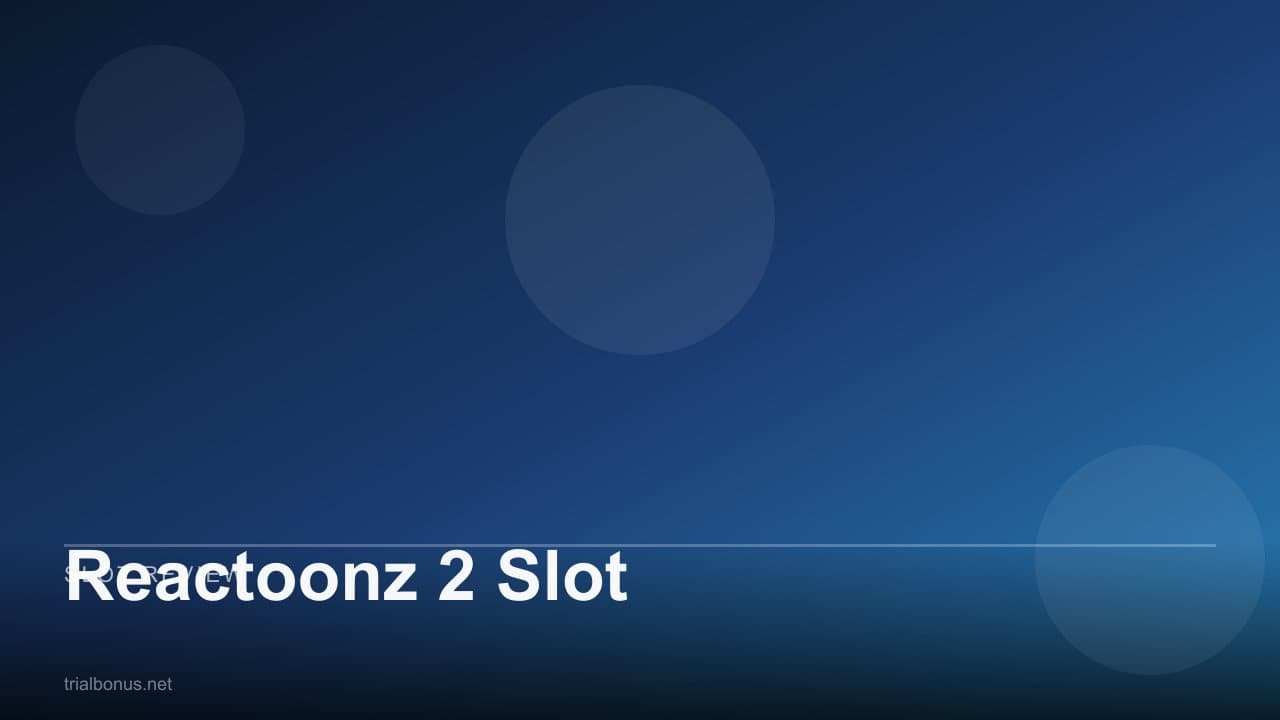 Reactoonz 2 Slot