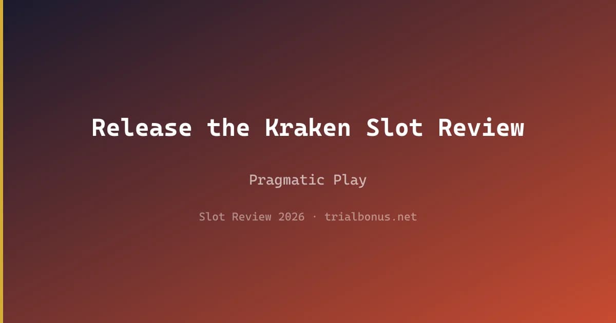 Release the Kraken Slot Review