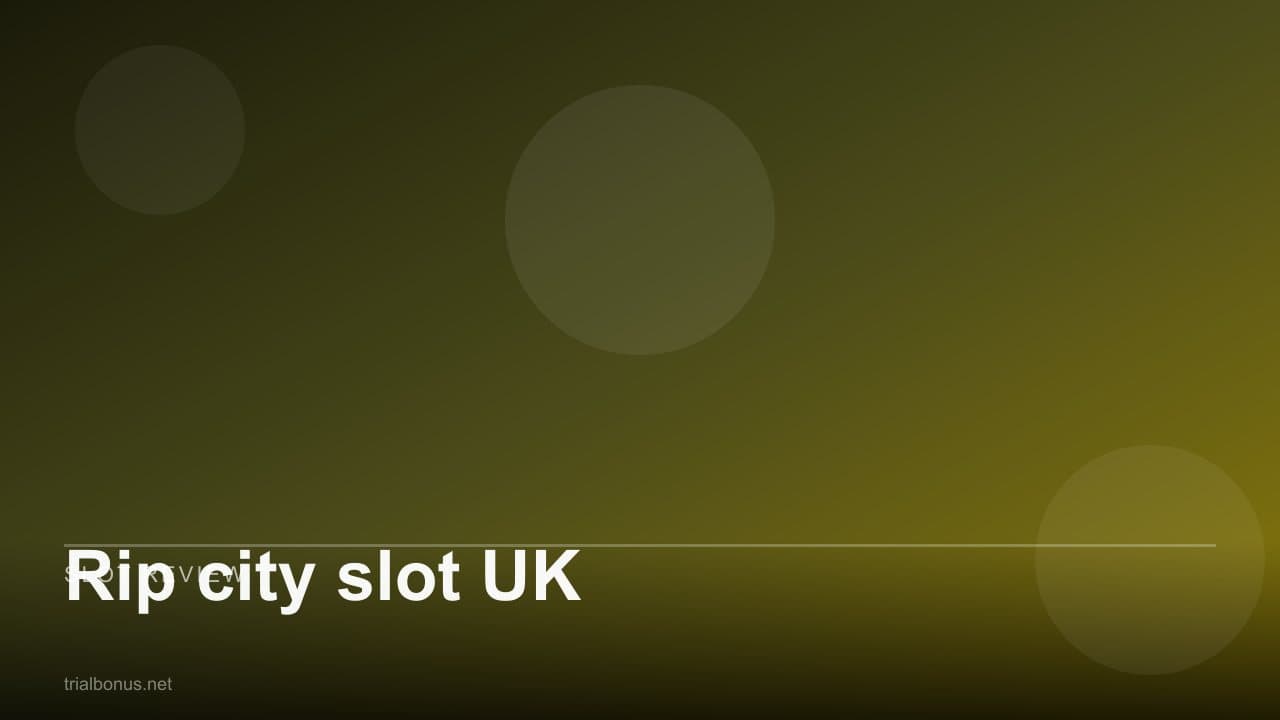 Rip city slot UK