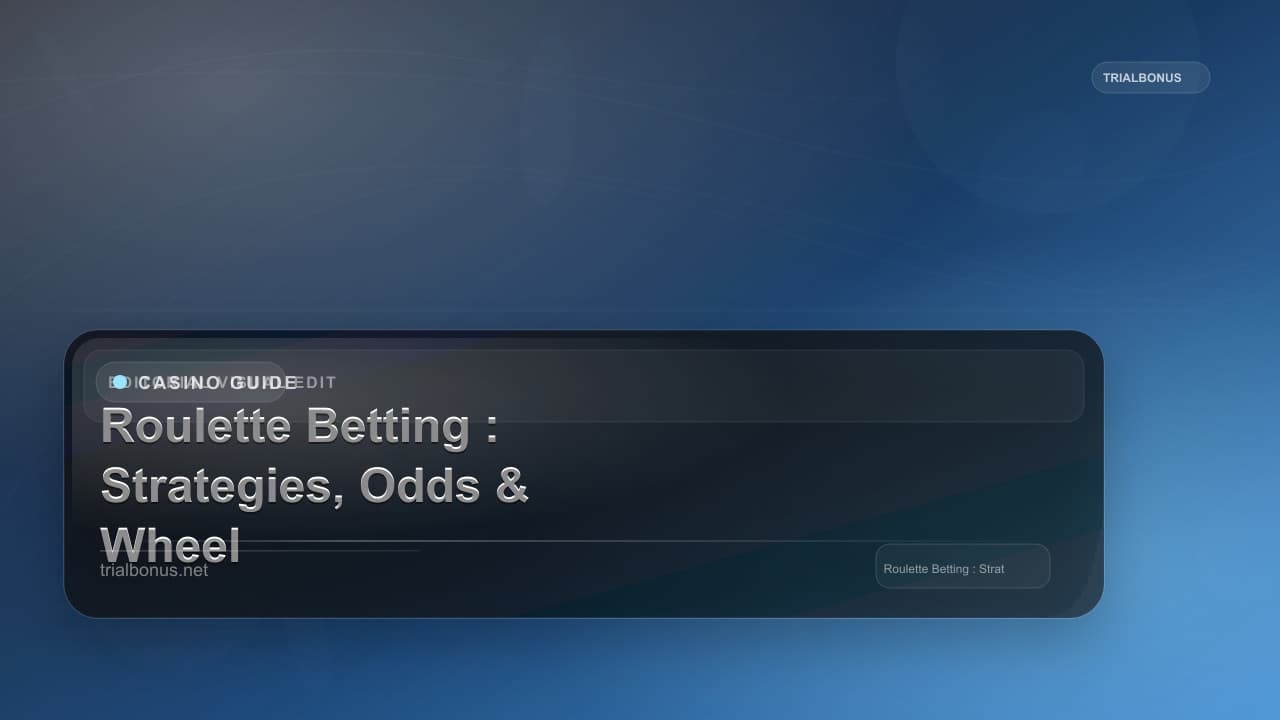 Roulette Betting Guide: Strategies, Odds & Wheel Positions