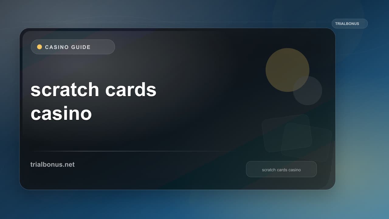 Online scratch cards casino Guide